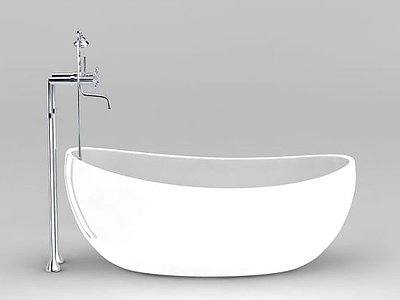 元宝浴缸模型3d模型