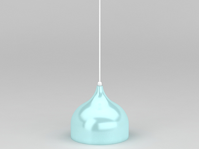 现代简约陶瓷吊灯模型3d模型