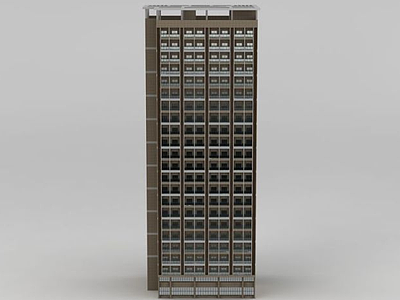3d公寓楼模型