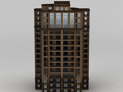 高层商业大楼模型3d模型