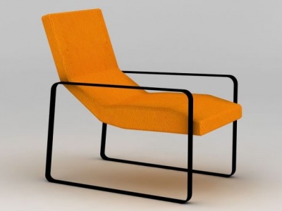 3d现代简约沙发躺椅模型