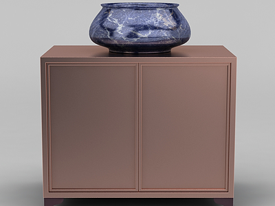 现代时尚陶瓷水盆模型3d模型