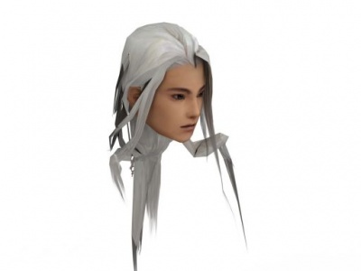 3d剑网三游戏角色发型模型
