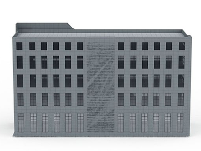 办公楼模型3d模型