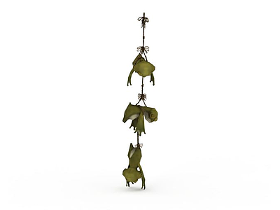 剑灵元素吊着的小青蛙模型3d模型