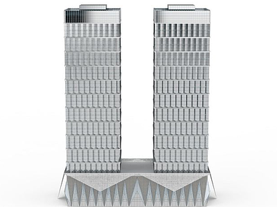 3d概念建筑模型