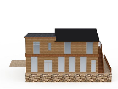 小别墅模型3d模型