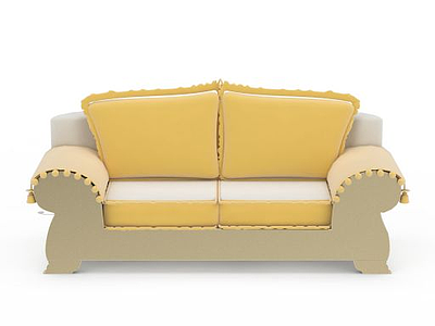 3d现代双人沙发免费模型