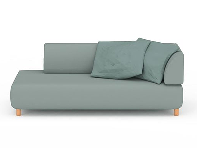 时尚休闲布艺沙发床模型3d模型