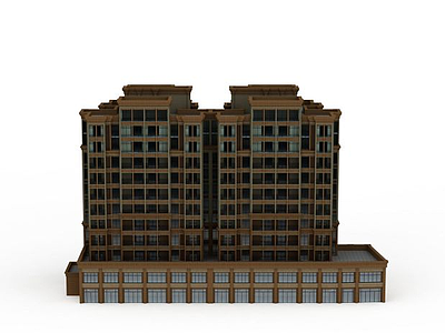 现代民宅模型3d模型