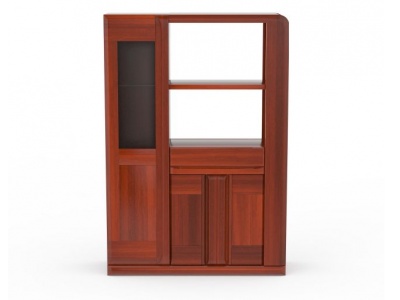 中式实木门厅柜模型3d模型