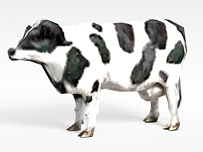 3d誅仙動漫角色動物牛模型