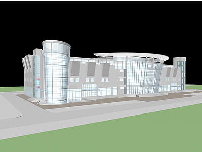 商场建筑3d模型