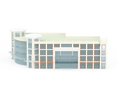 酒店大楼模型3d模型