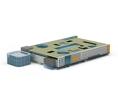 办公大楼模型3d模型