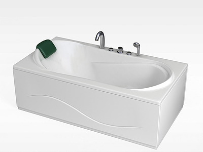 现代人造石浴缸模型3d模型