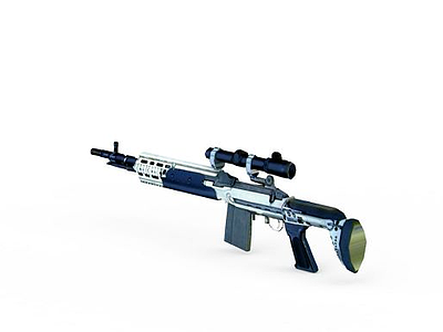 3d狙击步枪模型