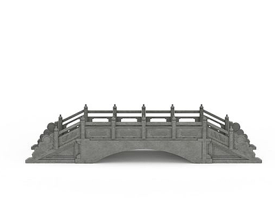 古建古桥模型3d模型