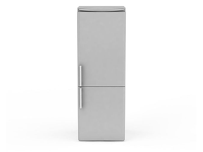 3d现代双开门智能冰箱免费模型