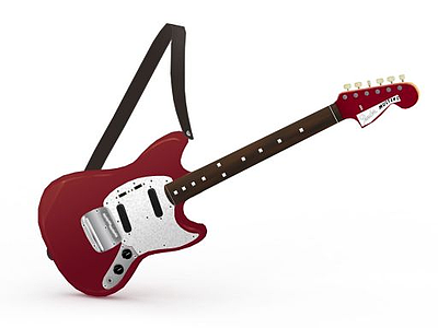 吉他模型3d模型