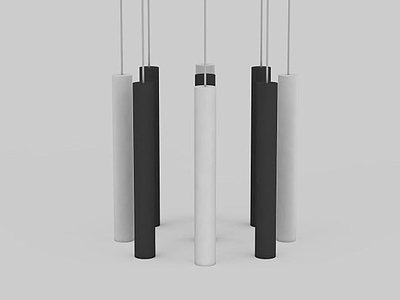 现代餐厅吊灯模型
