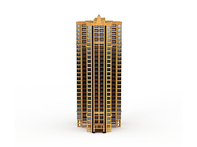 3d高层建筑楼宇模型