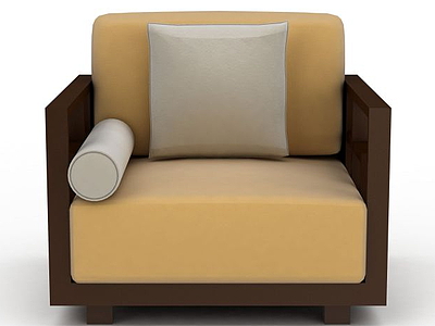 3d沙发单人沙发模型