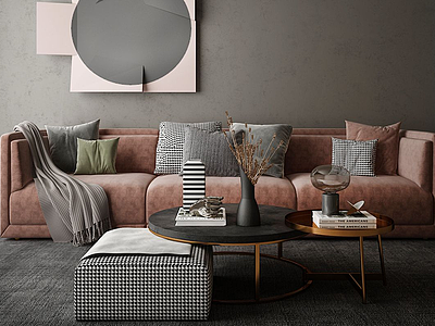 家具饰品沙发组合模型3d模型