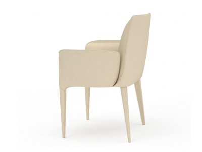 现代金色软包休闲椅模型3d模型