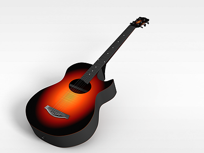 3d吉他模型
