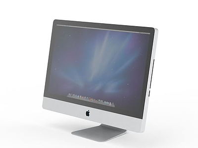 3d苹果电子设备iMac27免费模型