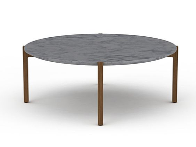 3d木质圆桌免费模型