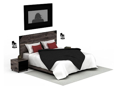 3d卧室家具免费模型