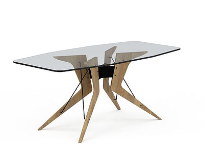 创意餐桌模型3d模型