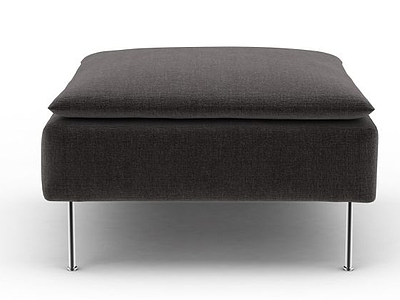 3d沙发凳模型