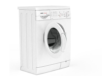 高端全自动滚筒洗衣机模型3d模型
