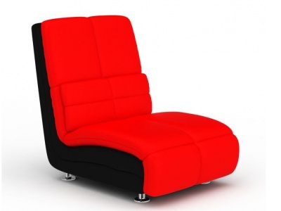 红色单人沙发模型3d模型