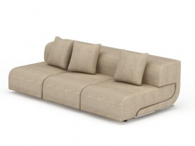现代精品布艺沙发模型3d模型