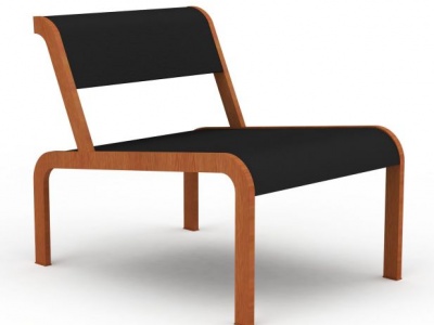 3d简约方椅免费模型