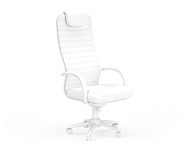 白色转椅模型3d模型