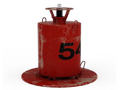 3d海面油罐模型