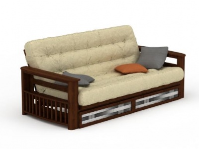 简易书房沙发模型3d模型