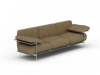 3d休闲布艺沙发免费模型