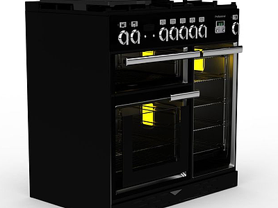 大型烤箱模型3d模型