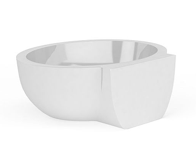 圆浴缸模型3d模型