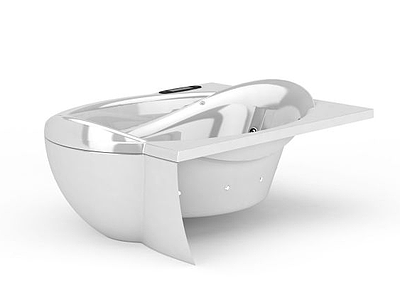 3d按摩浴缸模型