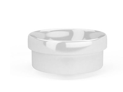 3d圆形小浴缸模型