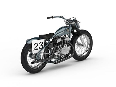 3d炫酷摩托车模型