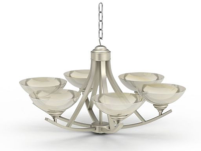 碗状吊灯模型3d模型