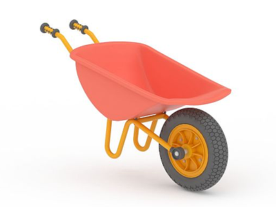 儿童独轮车3d模型